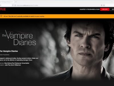 Vampire Diaries not available