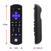 how many inches is a roku remote