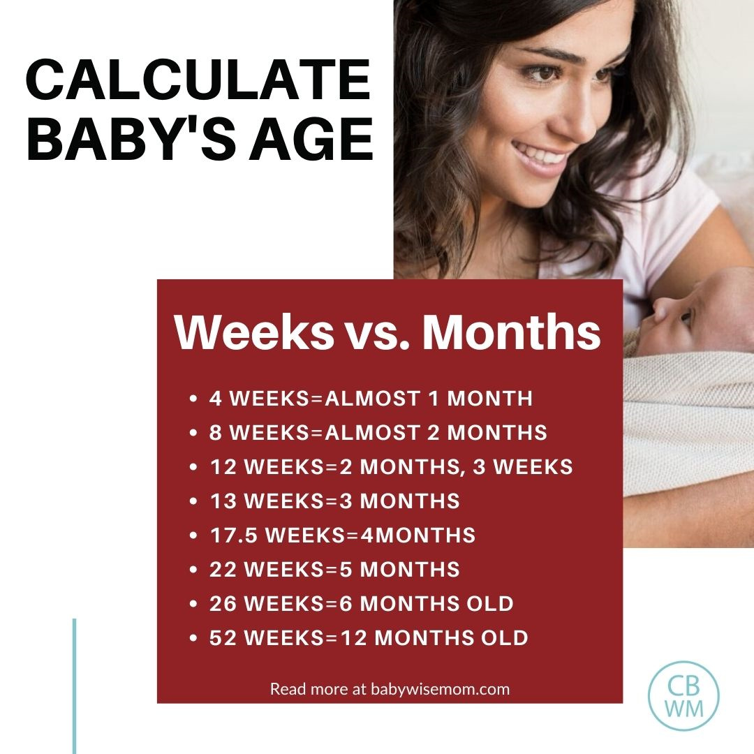 how old is my baby in weeks calculator
