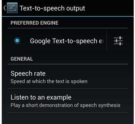 how to activate text to speech for kindle on an android device