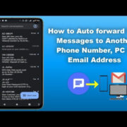 how to automatically forward text messages to another phone or pc on android