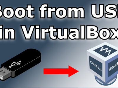 how to boot an os from a usb drive in virtualbox