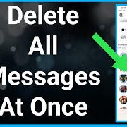 how to bulk delete messages from facebook messenger