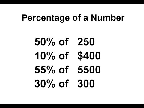 how to calculate 10 percent of a number