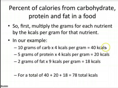 how to calculate kcal