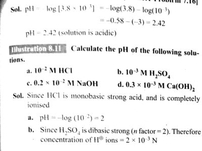 how to calculate ph from molarity