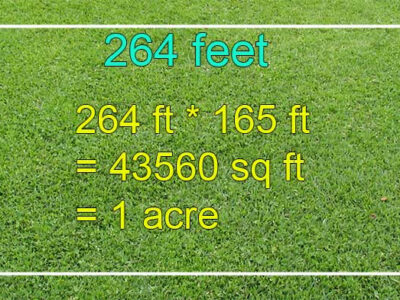 how to calculate square feet to acres