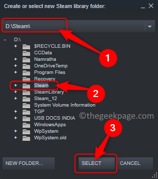 how to change game download location in steam