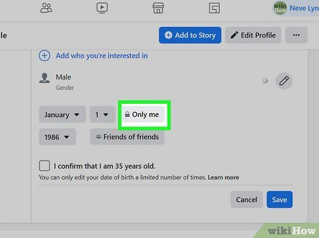 how to change your birthday on facebook