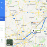 how to change your route on google maps