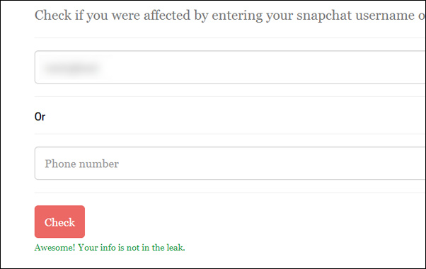 how to check if your snapchat account info was leaked