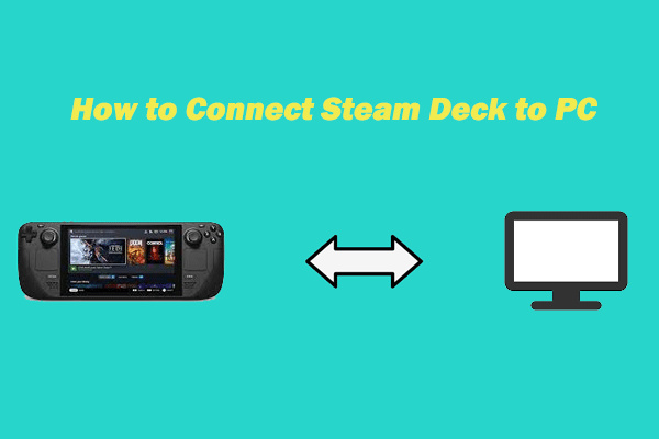 how to connect steam deck to a pc
