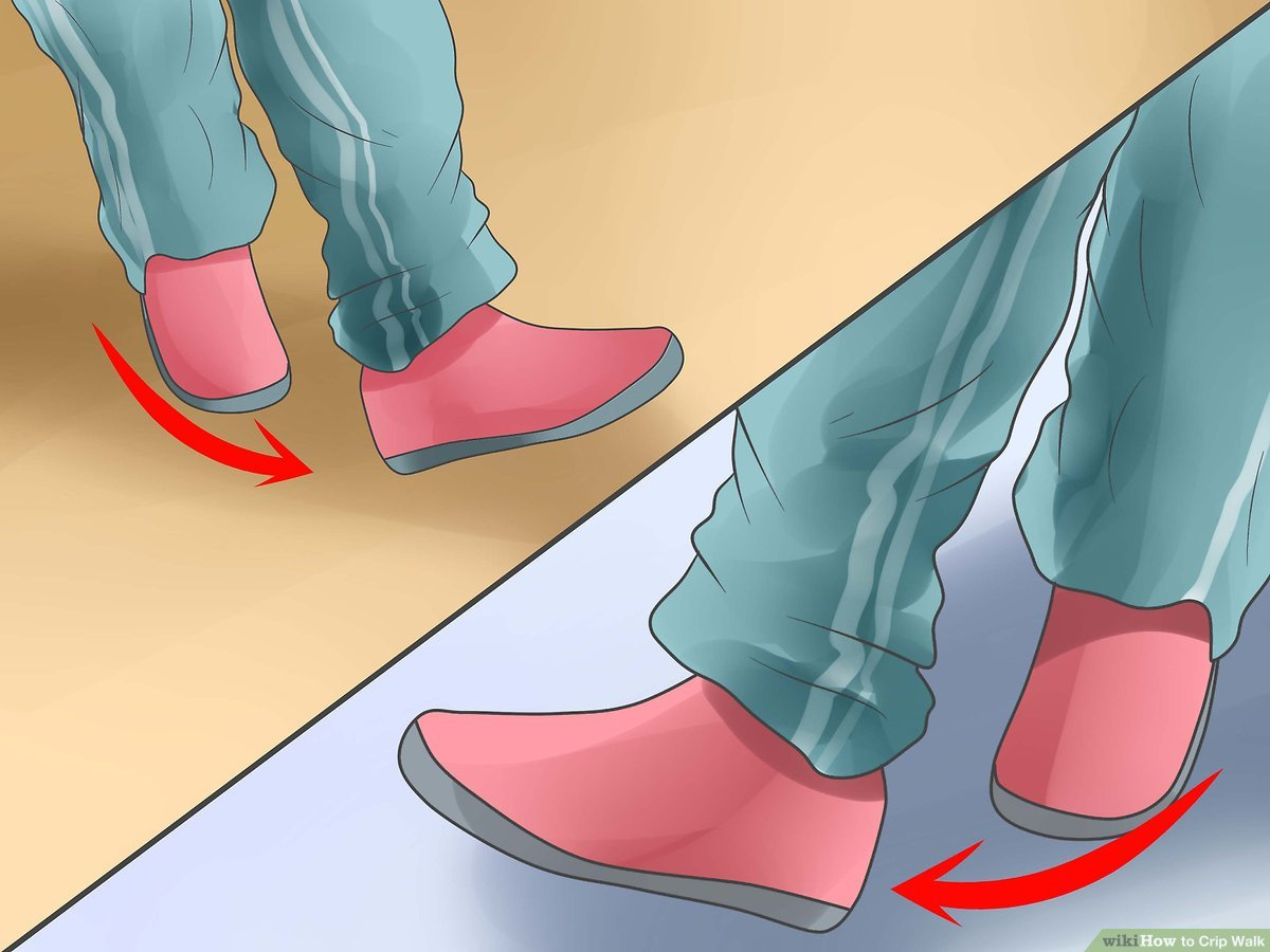 how to crip walk 5 steps