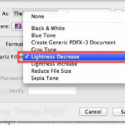 how to darken text in pdf files and make them readable