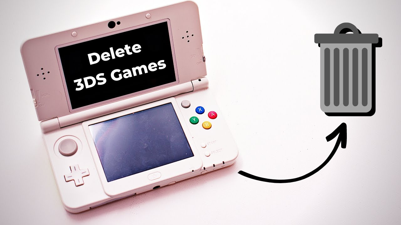 how to delete games and apps from nintendo 3ds