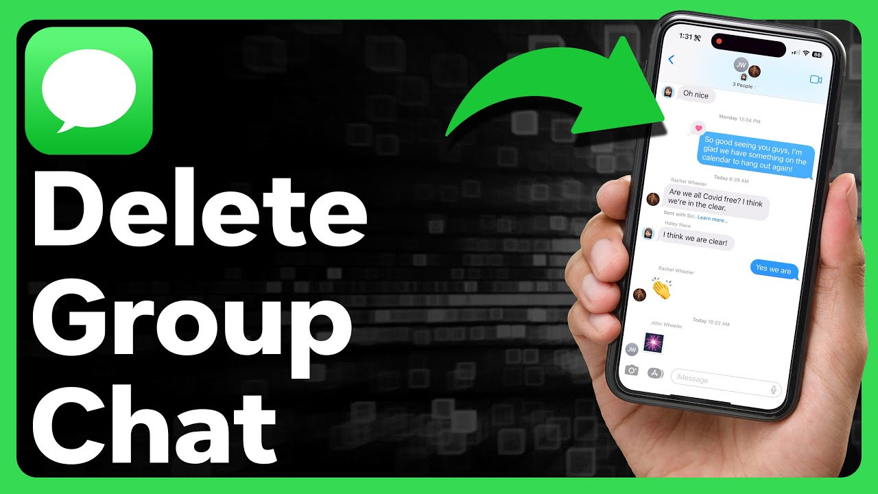 how to delete text groups on iphone