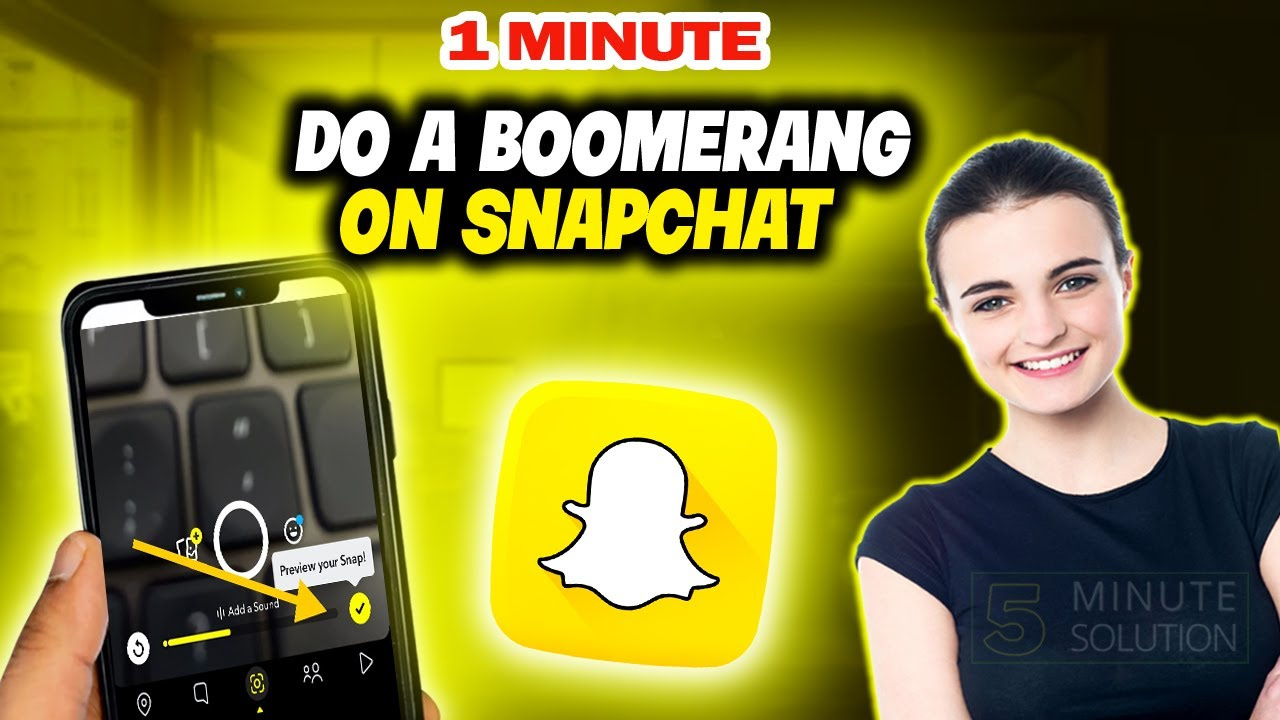 how to do a boomerang on snapchat