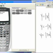 how to do absolute value on graphing calculator