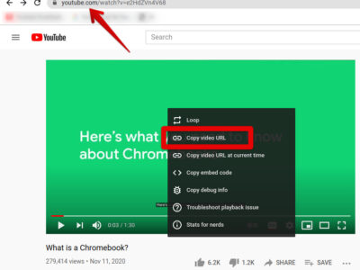 how to download a youtube video on chromebook