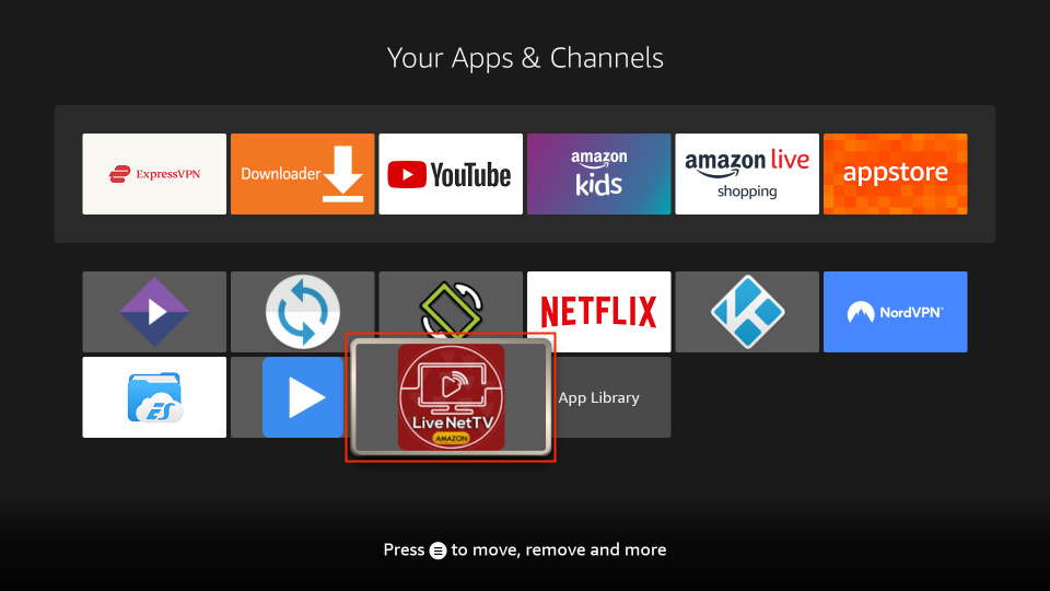 how to download live net tv on firestick