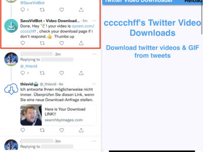 how to download twitter video iphone