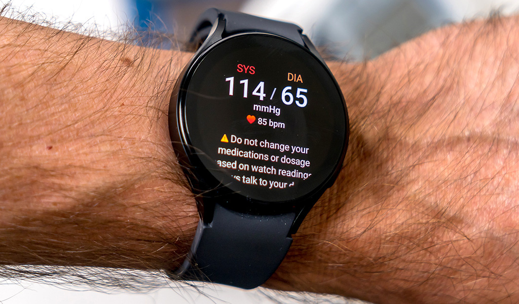 how to enable blood pressure monitoring on samsung galaxy watch