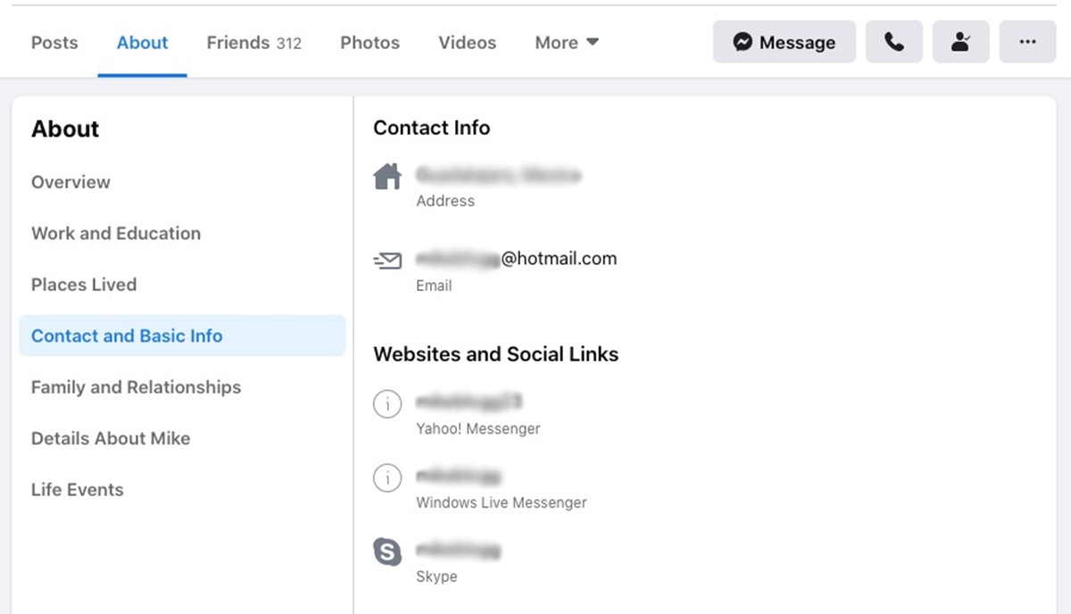 how to find someone on facebook using an email address