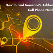 how to find someones address using a cell number