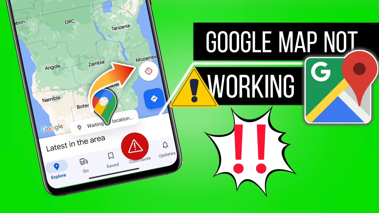 how to fix google maps when its not working on android