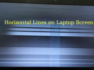 how to fix horizontal lines on a computer screen