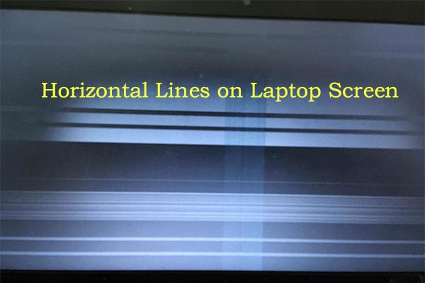 how to fix horizontal lines on a computer screen