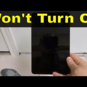 how to fix it when a tablet wont turn on