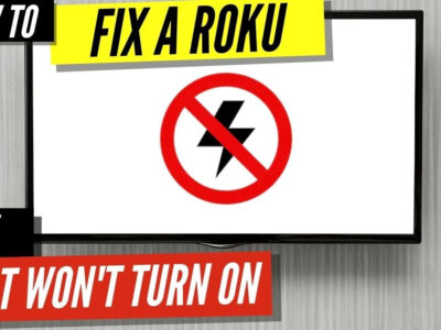 how to fix it when roku tv wont turn on