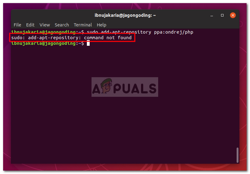 how to fix the add apt repository command not found error on ubuntu