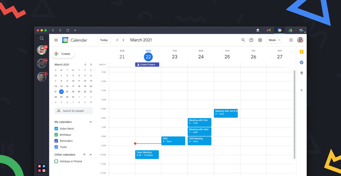 how to get google calendar on your windows desktop