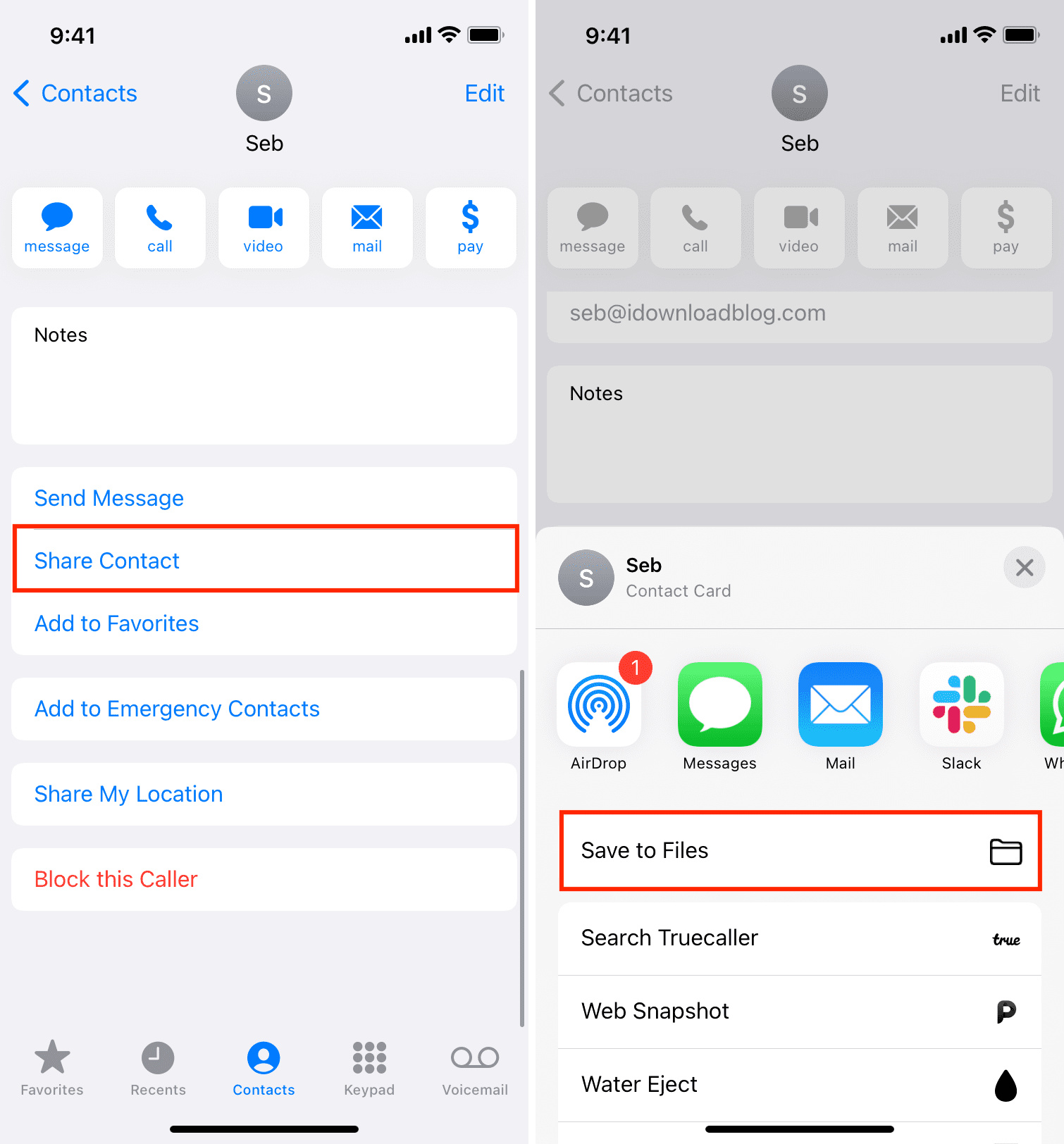 how to hide contacts on iphone