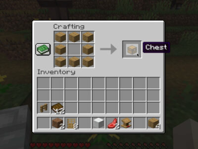 how to make a chest in minecraft