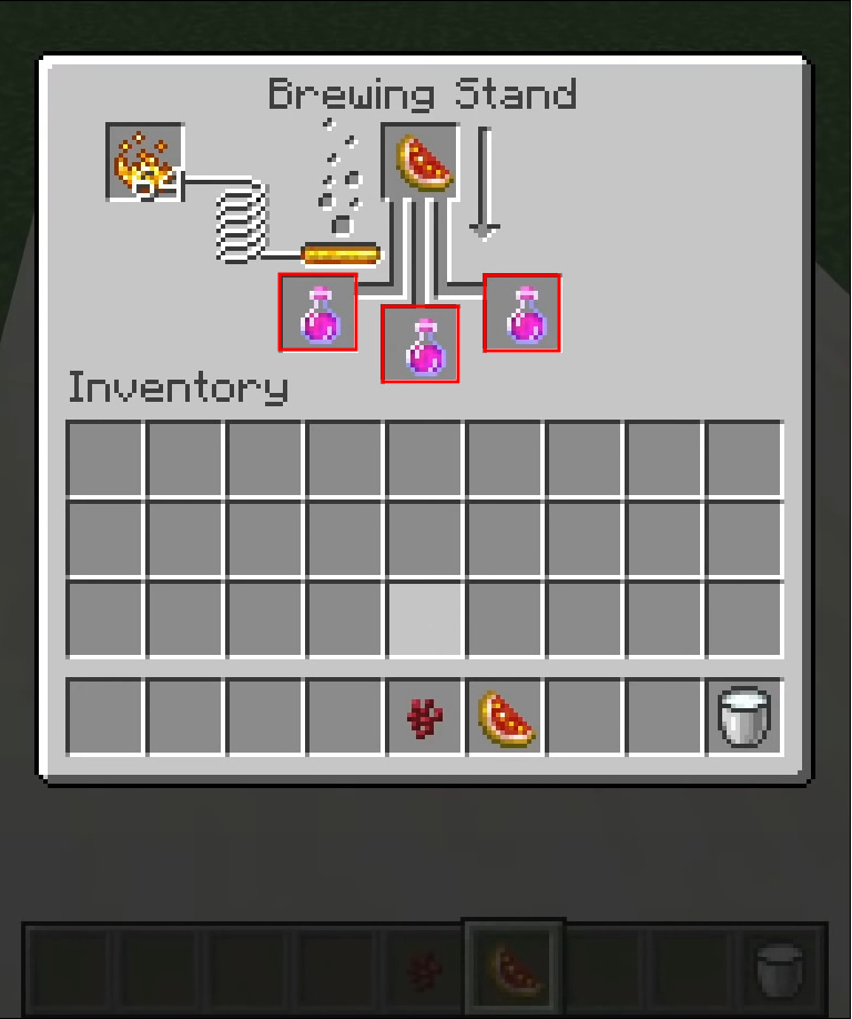 how to make a healing potion instant health in minecraft
