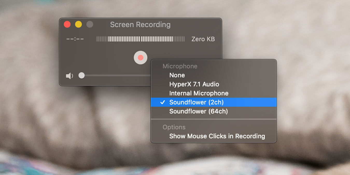 how to record system audio on quicktime