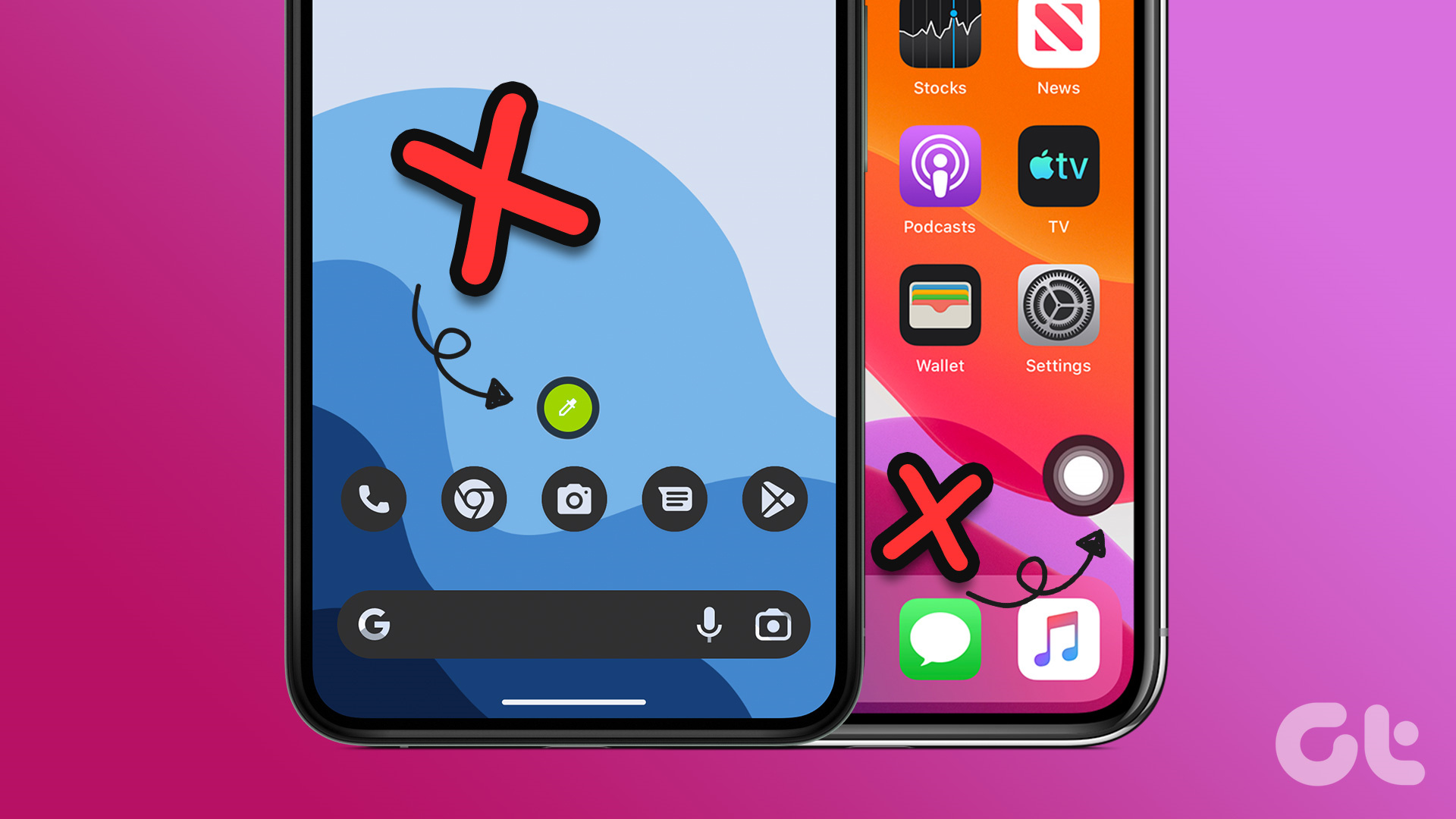 how to remove floating home button from iphone and android screen