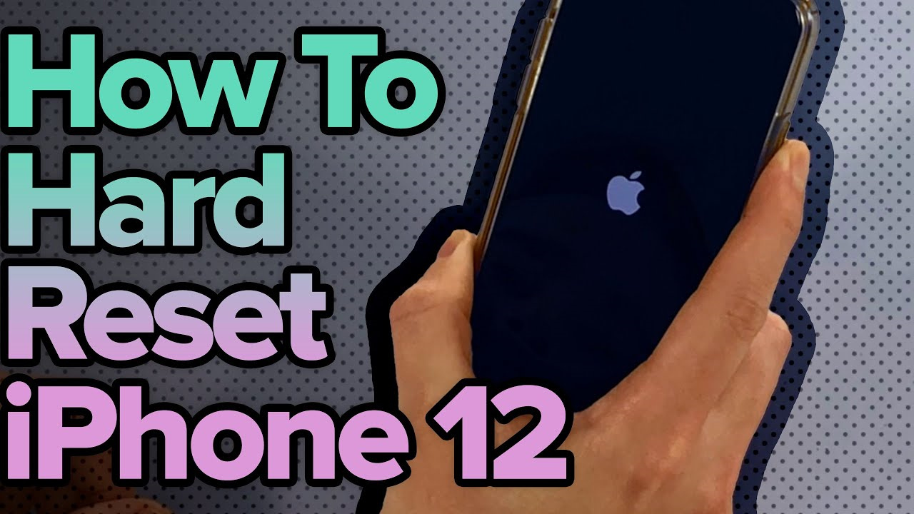 how to reset iphone 12 restart hard reset