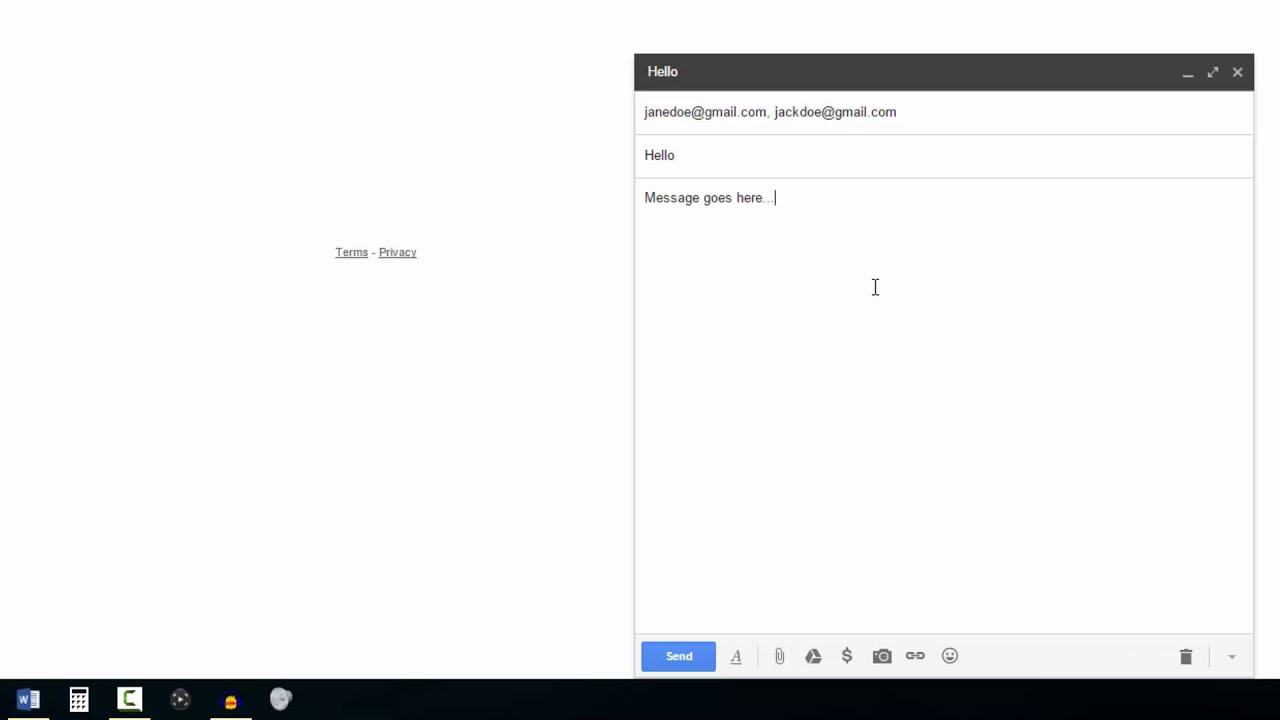 how to save a gmail message as a draft