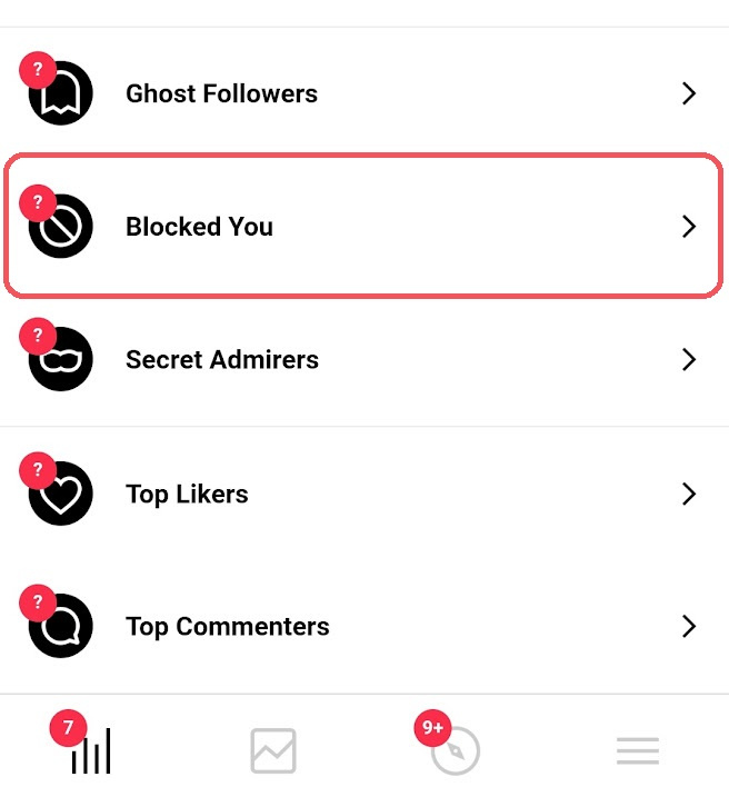 how to see who blocked you on instagram