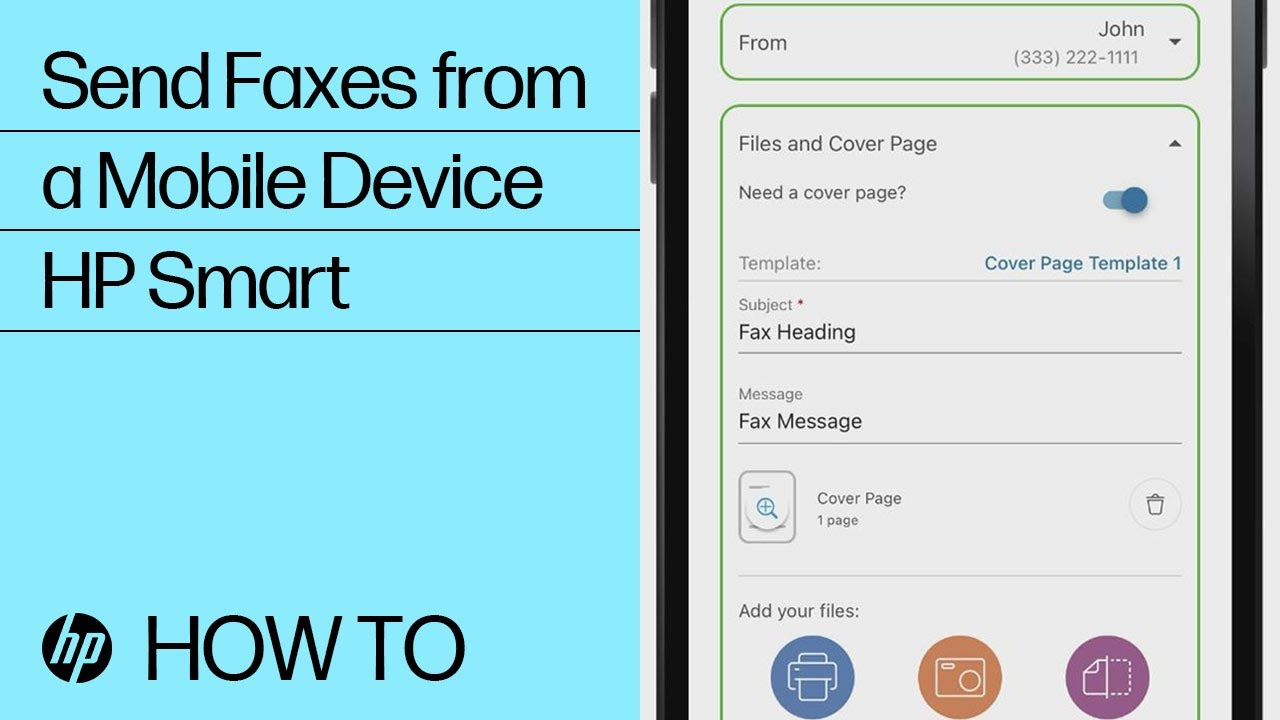 how to send text message as a fax with a cell phone