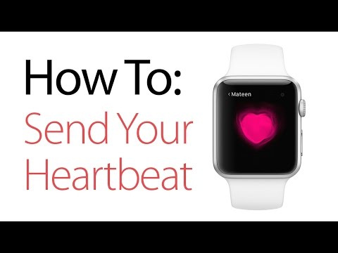 how to send your heartbeat on apple watch
