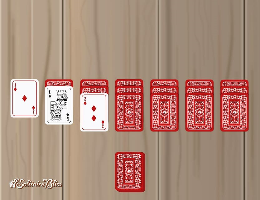 how to set up solitaire