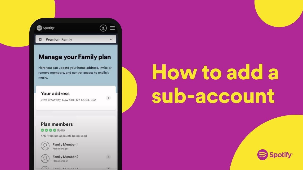 how to share spotify premium with your family