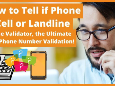 how to tell if a number is a cell phone or a landline