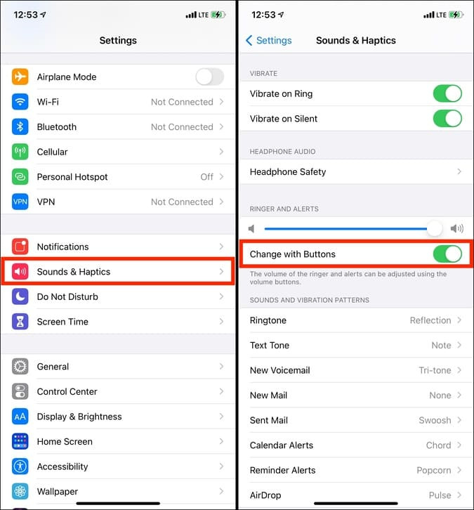 how to turn off camera sounds and screenshot sounds on iphone