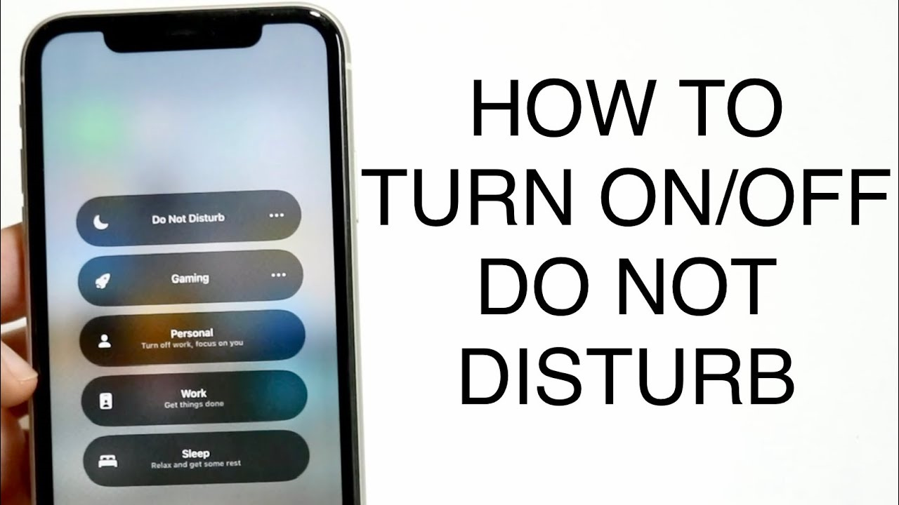 how to turn off do not disturb mode on iphone